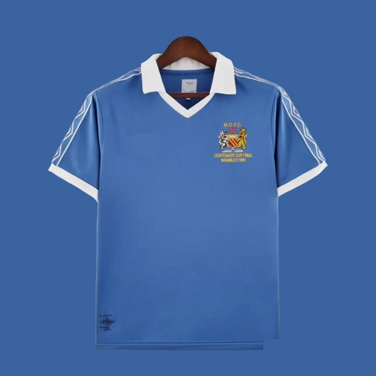MANCHESTER CITY 1981/1982 THUIS FINAL WEBLEY